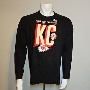 Fanatics Black KC Super Bowl Champions Long Sleeve Shirt Kansas City